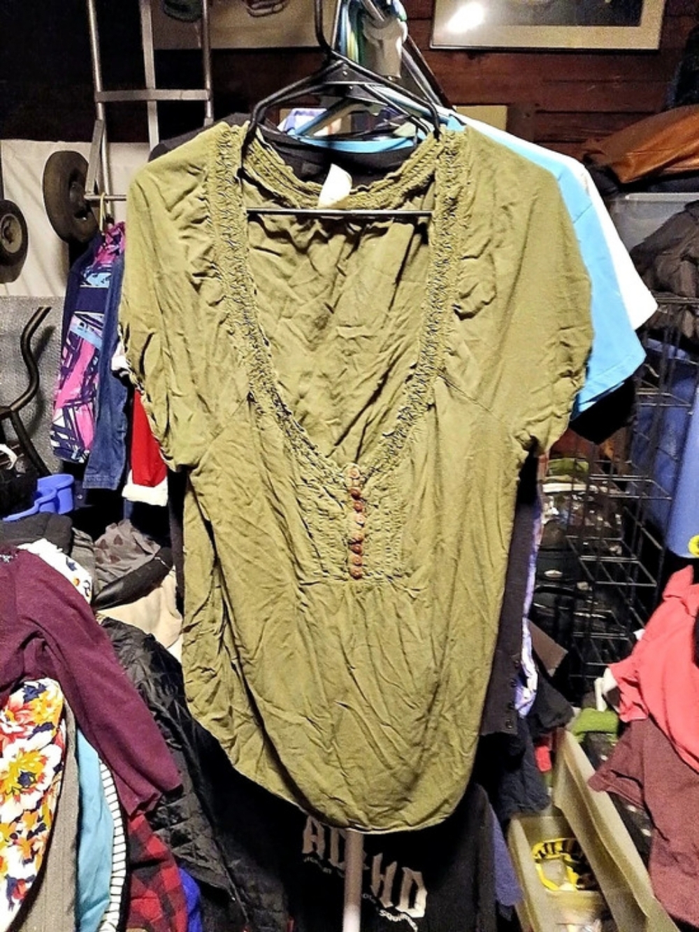 Olive Green Tunic Top